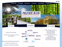 Tablet Screenshot of peltierbois.com